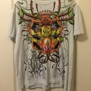 Christian Audigier "Skull & Crown" Men's T-Shirt